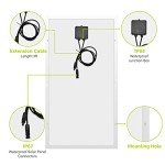 Newpowa 200W Monocrystalline Solar Panels (2 Pack)