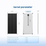 200W Monocrystalline Solar Panel for RVs & Off-Grid