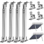 Adjustable Solar Panel Tilt Mount Brackets Set