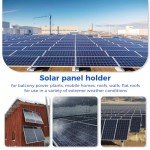 Adjustable Solar Panel Tilt Mount Brackets Set