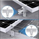 Solar Panel Mounting Bracket Kit - 10 Pieces