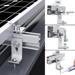 Solar Panel Mounting Bracket Kit - 10 Pieces