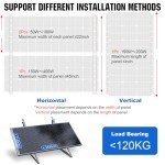 Adjustable Solar Panel Tilt Mount Brackets - 2 Sets