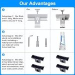 Solar Panel Mounting Bracket Kit - 10 Pieces