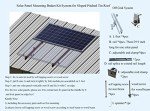 Roof Mount Bracket Kit for Solar Panels