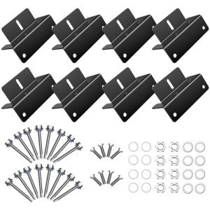 Solar Panel Mounting Z Brackets - 2 Sets