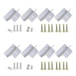 ECO-WORTHY Lightweight Aluminum Solar Panel Mounting Brackets