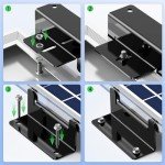 Solar Panel Mounting Z Brackets - 2 Sets