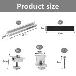 Lightweight Aluminum Solar Panel Mounting Brackets (6 Pack)