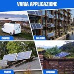 ECO-WORTHY Adjustable Solar Panel Mounting Brackets