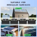 Solar Panel Mounting Z Brackets - 2 Sets