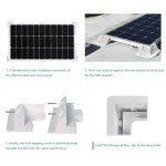 RV Solar Panel Mounting Bracket Kit (7 Pieces)