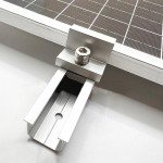 Lightweight Aluminum Solar Panel Mounting Brackets (6 Pack)