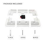 Drill-Free Solar Panel Mounting Bracket Kit