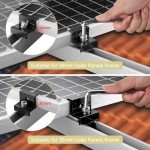 Anbte 6Pcs Solar Panel Mounting Bracket Kit
