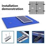 Solar Panel Mounting Bracket Set - 6 Pieces