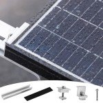 Solar Panel Mounting Bracket Set - 6 Pieces