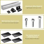 Anbte 6Pcs Solar Panel Mounting Bracket Kit