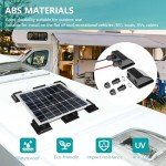 HULKNPE Solar Panel Mounting Bracket Kit - 7PCS