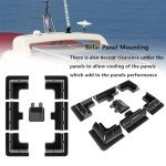 HULKNPE Solar Panel Mounting Bracket Kit - 7PCS