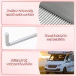 12Pcs Adjustable Solar Panel End Clamps & Brackets