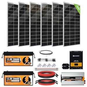 ECO-WORTHY 1200W Off-Grid Solar Power System