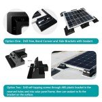 HULKNPE Solar Panel Mounting Bracket Kit - 7PCS