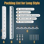 Adjustable Solar Panel Mount with Foldable Tilt Legs