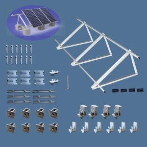 Adjustable Aluminum Solar Panel Mounting Brackets Kit