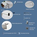 Adjustable Aluminum Solar Panel Mounting Brackets Kit