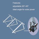 Adjustable Aluminum Solar Panel Mounting Brackets Kit