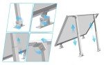 Adjustable Solar Panel Mounting Brackets - 4Pcs Set
