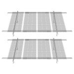 Adjustable Solar Panel Mounting Brackets - 2 Sets