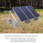 Adjustable Aluminum Solar Panel Mounting Brackets Kit