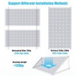 Adjustable Solar Panel Mount Bracket - 2 Sets