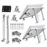 Adjustable Solar Panel Mounting Brackets - 4Pcs Set