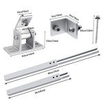 Adjustable Solar Panel Mounting Brackets - 2 Sets