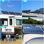 Adjustable Solar Panel Mount Bracket - 2 Sets