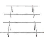 Adjustable Solar Panel Mounting Brackets Kit