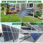 Adjustable Solar Panel Mounting Brackets Set
