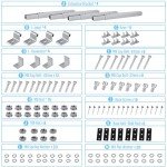 Adjustable Solar Panel Tilt Mount Brackets - 2 Sets
