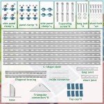 Adjustable Solar Panel Mounting Brackets Set