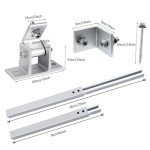 Adjustable Solar Panel Tilt Mount Brackets - 2 Sets