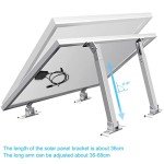 Adjustable Solar Panel Tilt Mount Brackets - 2 Sets