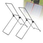 Folding Portable Solar Panel Stand - 2 Pack