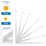 Adjustable Solar Panel Mount Brackets for RVs & Roofs