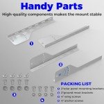 Adjustable Solar Panel Mount Brackets for Any Surface