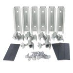Solar Panel Mounting Kit: Brackets and Clamps