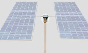Universal Solar Panel Mount for 4" Pole