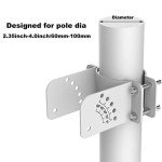 Adjustable Solar Panel Pole Mounting Bracket Kit